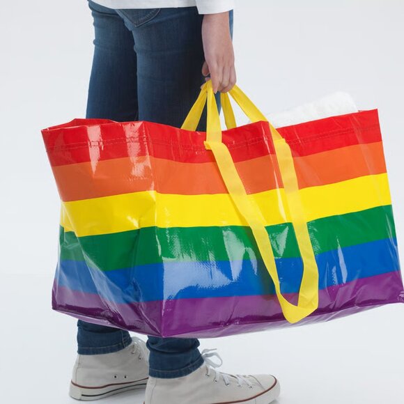 NWT! Ikea STORSTOMMA Multicolor Bag - Large - Picture 2 of 7